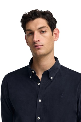 Overhemd Regular Fit - Marineblauw