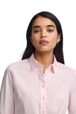 Blouse Slim Fit - Zachtroze