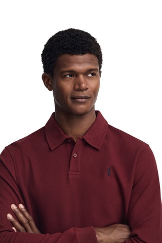 Polo Relaxed - Bordeauxrood