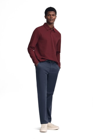 Polo Relaxed - Bordeauxrood