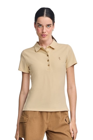 Polo Slim Fit - Ivoorkleurig