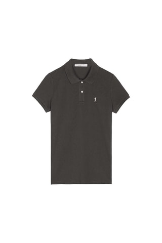 Biologisch Katoenen Polo Regular Fit - Antraciet