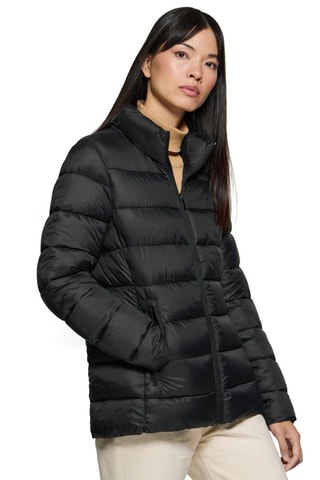 Gewatteerde Jas - Zwart