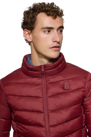 Gewatteerde Jas - Rood