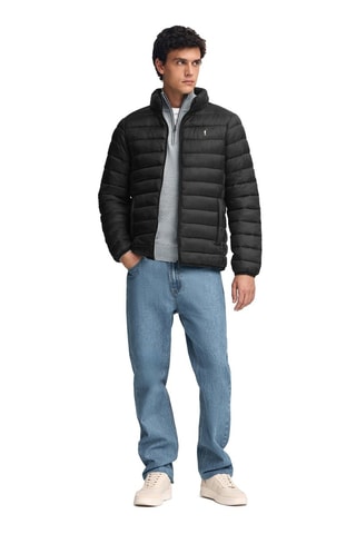 Gewatteerde Jas - Zwart