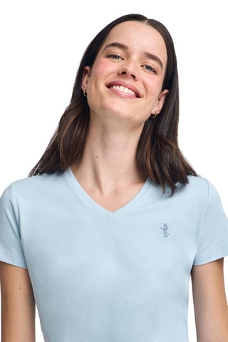 T-shirt Regular Fit - Lichtblauw