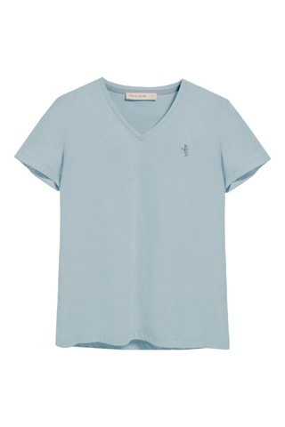 T-shirt Regular Fit - Lichtblauw