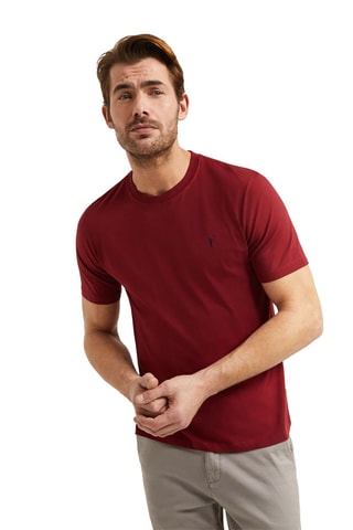 T-shirt - Bordeauxrood