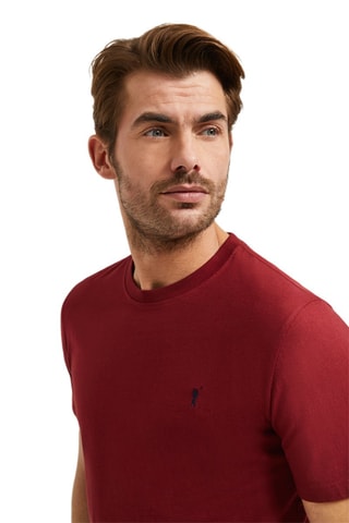 T-shirt - Bordeauxrood