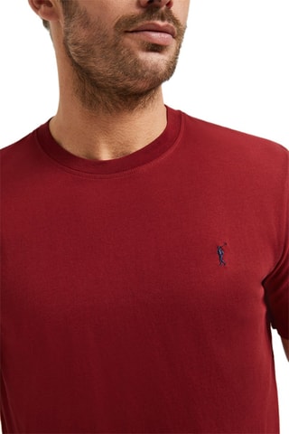 T-shirt - Bordeauxrood