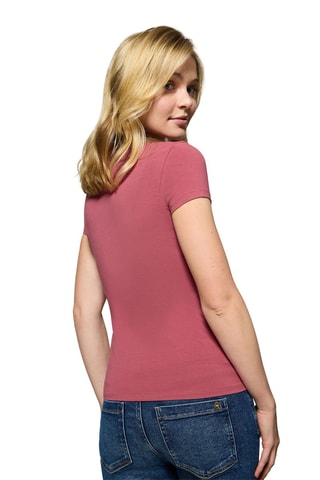 T-shirt Slim Fit - Roze