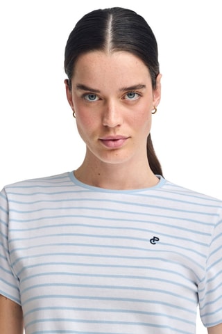 T-shirt regular - Hemelsblauw en Blauw