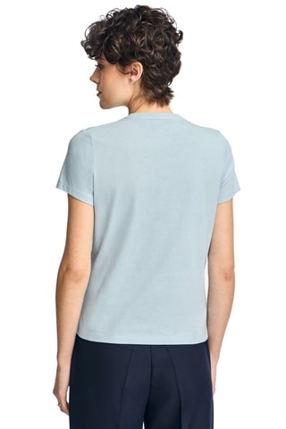 T-shirt Slim Fit - Hemelsblauw