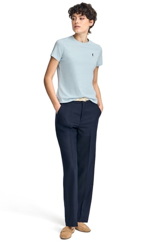 T-shirt Slim Fit - Hemelsblauw