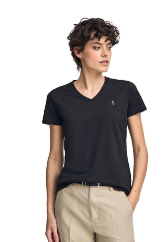 T-shirt Regular Fit - Zwart