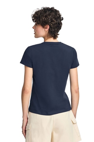 T-shirt Regular Fit - Marineblauw