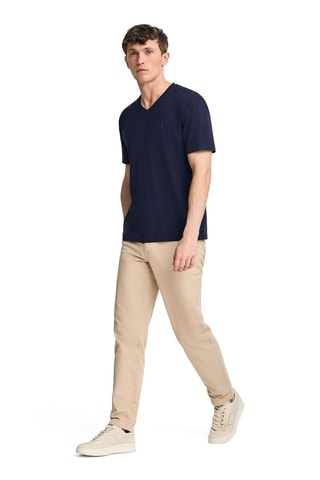 T-shirt Regular Fit - Marineblauw