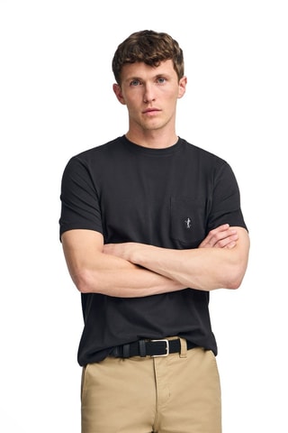 T-shirt Regular Fit - Zwart