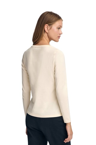 T-shirt Slim Fit - Ecru