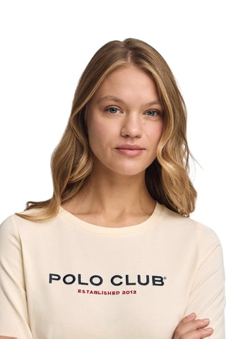 T-shirt Slim Fit - Ecru