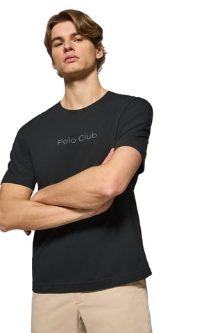 T-shirt relaxed - Zwart