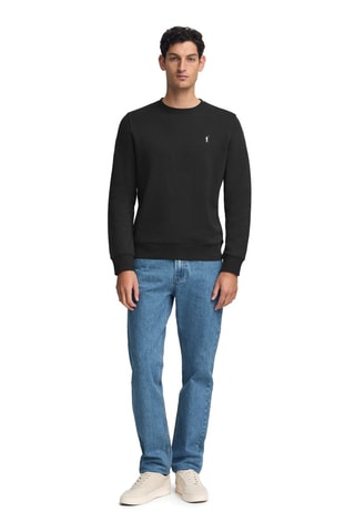 Sweater relaxed - Zwart