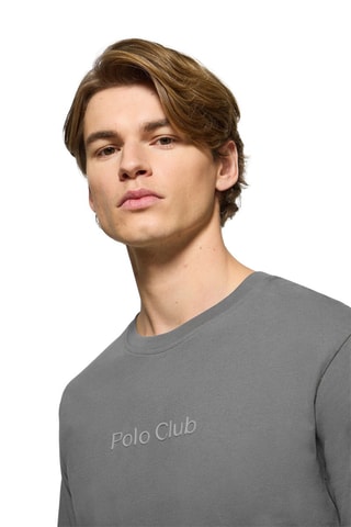 T-shirt relaxed - Antraciet