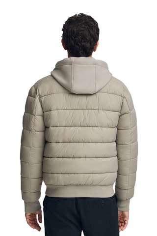 Gewatteerde Jas met Capuchon - Beige