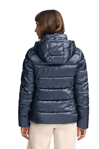 Gewatteerde Jas met Capuchon - Marineblauw