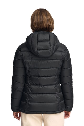 Gewatteerde Jas met Capuchon - Zwart