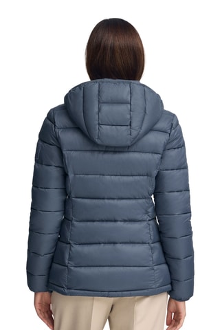 Gewatteerde Jas met Capuchon - Marineblauw