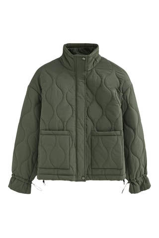 Gewatteerde Jas - Kaki