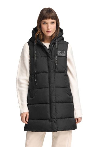 Lange Dubbelzijdige Bodywarmer - Zwart