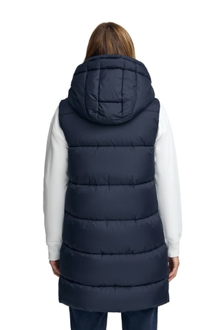 Lange Dubbelzijdige Bodywarmer - Marineblauw