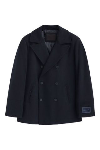 Wollen Cabanjas - Marineblauw