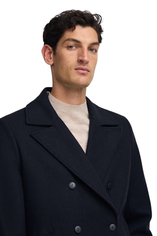 Wollen Cabanjas - Marineblauw