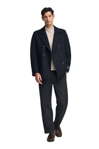 Wollen Cabanjas - Marineblauw