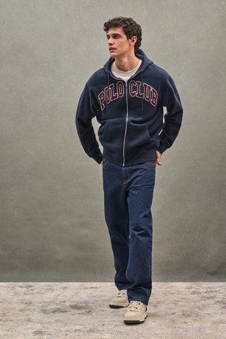 Sweater met Capuchon - Marineblauw