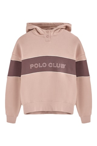 Fleece Sweater met Capuchon - Roze