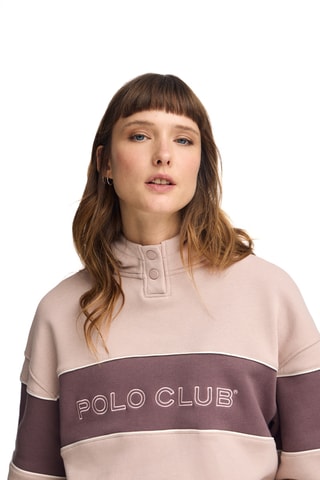 Fleece Sweater met Capuchon - Roze