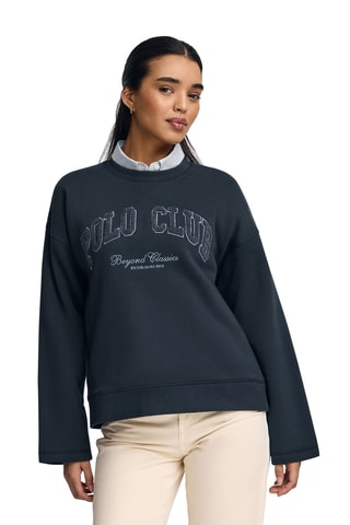 Fleece Sweater - Marineblauw