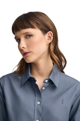 Blouse Regular Fit - Kobaltblauw