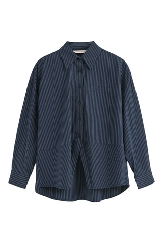 Blouse relaxed - Marineblauw