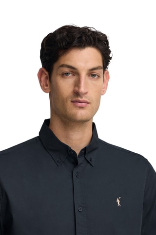 Overhemd Regular Fit - Marineblauw