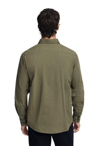 Overhemd Regular Fit - Kaki