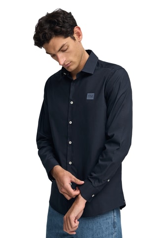 Overhemd Slim Fit - Marineblauw