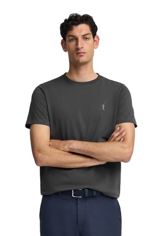 T-shirt regular - Donkergrijs