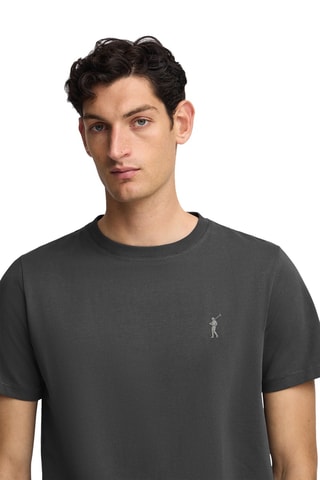 T-shirt regular - Donkergrijs