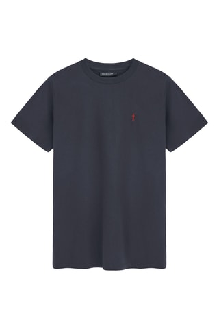 2 T-shirts Regular - Wit en Antraciet