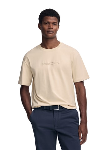 T-shirt relaxed - Beige